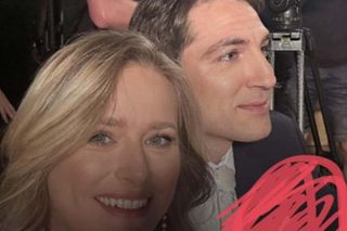 M jak miłość. Julia (Marta Chodorowska), Dima (Michaił Pszeniczny) na planie