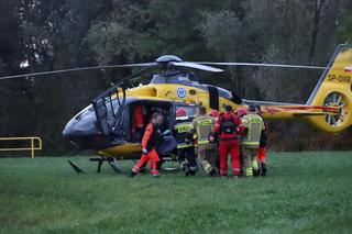 Porsche rozbiło się na drzewie, dwie osoby nie żyją. Z auta została miazga