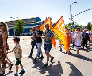 Chorzów. Pochód Ludzi Ognia w Świętego Floriana