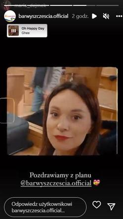 Barwy szczęścia na planie. Natalia (Maria Dejmek)