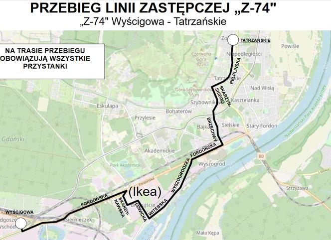 Jak jeżdżą autobusy zastępcze w Bydgoszczy?