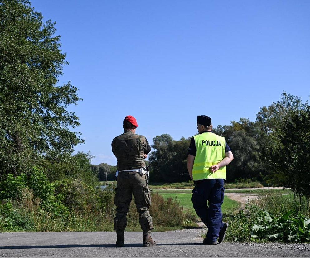 Szczątki drona znalezione w woj. lubelskim. Napisy cyrylicą