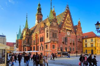 Stary Ratusz we Wrocławiu - jeden z najlepiej zachowanych historycznych ratuszy w Polsce