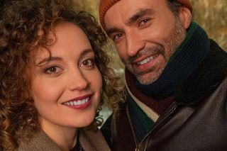 Na sygnale. Wanda (Anna Lemieszek), Benio Vick (Hubert Jarczak)