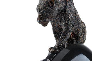 Figurka Swarovski – wysadzany kryształkami czarny jaguar
