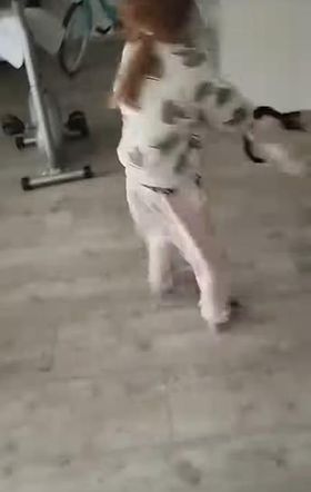 Dziewczynka rzucała kotem, matka nagrywała! Interweniowała policja