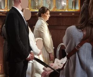 Daniel Martyniuk na chrzcinach syna