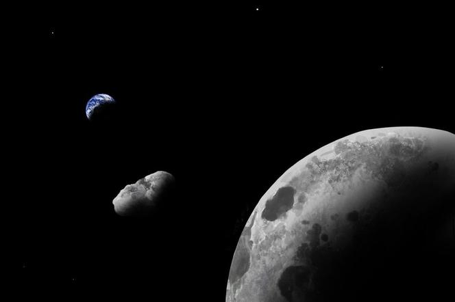 Szok! oderwał się kawałek Księżyca! Utworzył asteroidę. będzie katastrofa?