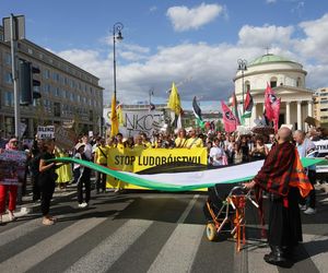 Marsz dla Palestyny przeszedł w niedzielę, 17 sierpnia ulicami Warszawy