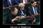 Krystyna Pawłowicz je w Sejmie MEMY