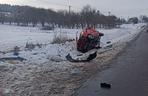 Tragiczny wypadek w pow. chełmskim. Życia kierowcy nie udało się uratować