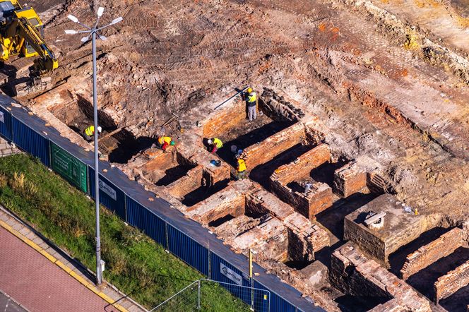 Budowa placu Centralnego w Warszawie