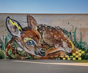 Nowy mural Bordalo II przy ul. Słowiańskiej w Łodzi