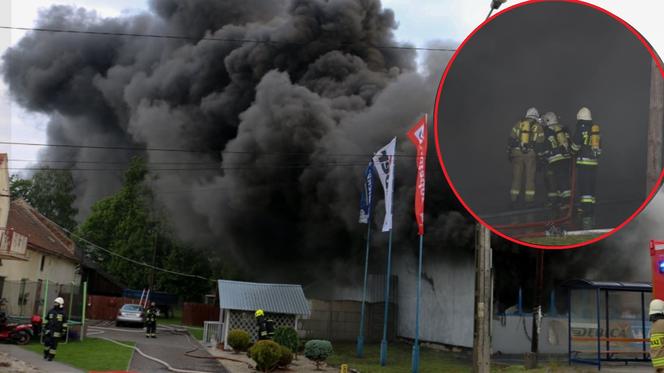 Lubrza. Doba walki z żywiołem?! Ponad!. Potężny pożar pod Prudnikiem, gęsty dym przykrył niebo na długie godziny [ZDJĘCIA]