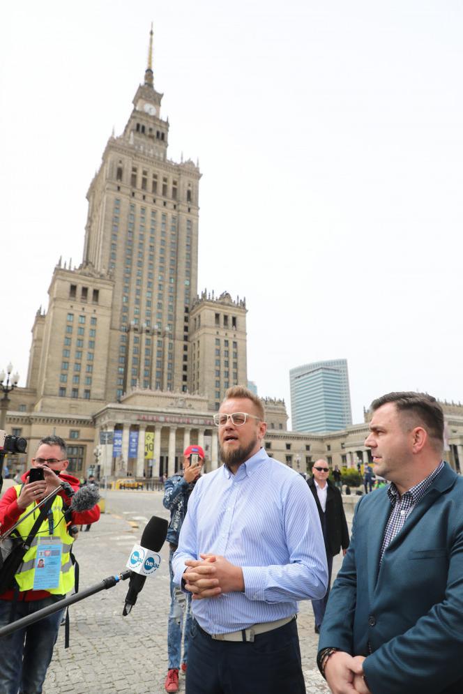 Protest przedsiębiorców w Warszawie