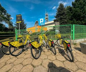 Metrorower wjeżdża do Tarnowskich Gór