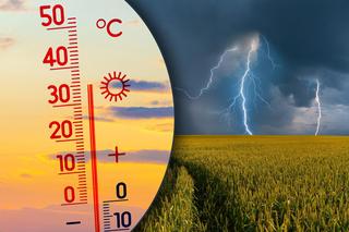 Taką pogodą pożegna nas czerwiec. Upał, burze i wichury do 110 km/h