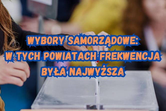 Wybory samorządowe 2024. W tych wielkopolskich powiatach frekwencja była najwyższa!