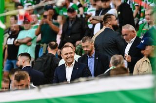 Karol Nawrocki na meczu Lechia Gdańsk - Motor Lublin. Prezydent poszedł do młyna! 