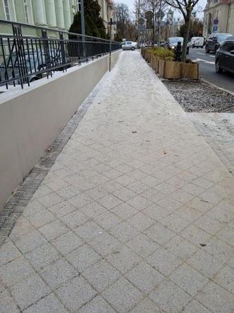 Zakończony remont chodnika na ul. Libelta w Poznaniu
