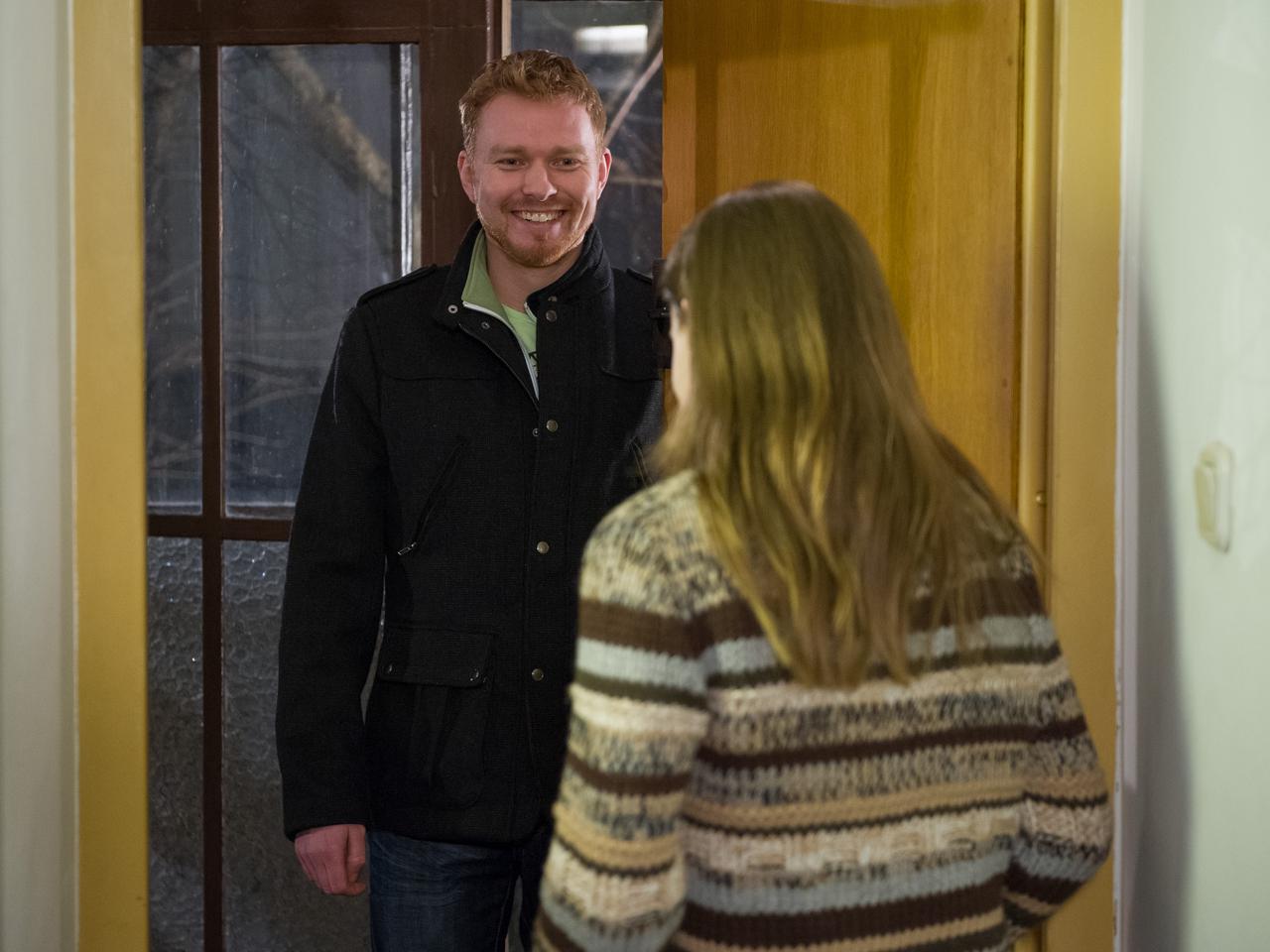 Na Wspólnej odc. 2107. Daniel Brzozowski (Michał Tomala), Łucja (Magdalena Łoś)