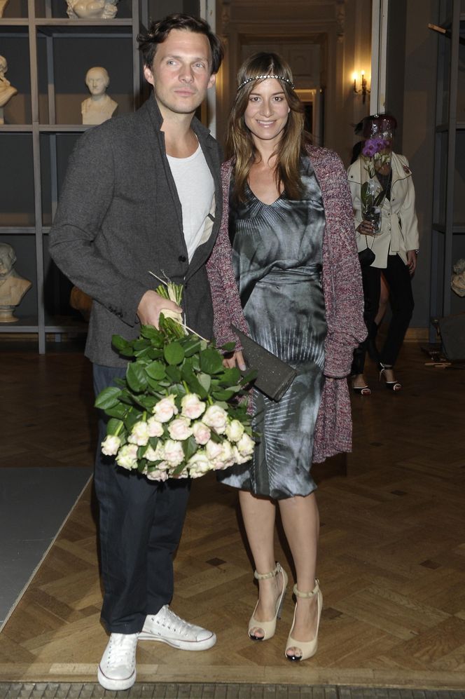 Maja Ostaszewska z partnerem