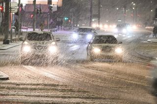 Intensywne opady śniegu w Szczecinie