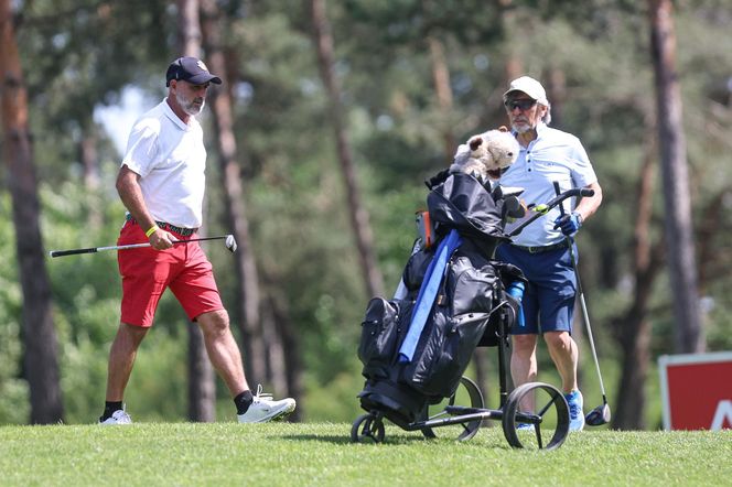 Michał Probierz na polu golfowym