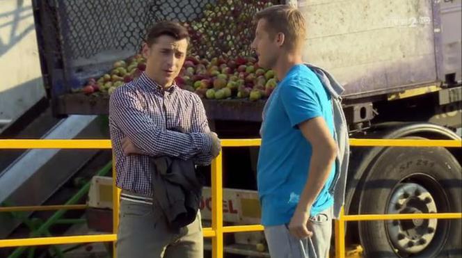 M jak miłość odc. 1183. Paweł Zduński (Rafał Mroczek), Marek Mostowiak (Kacper Kuszewski)