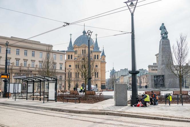 Plac Wolności w Łodzi po remoncie