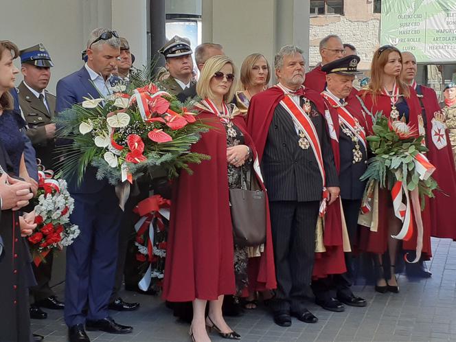 Odsłonięcie tablicy upamiętniającej 100-lecie Cudu nad Wisłą