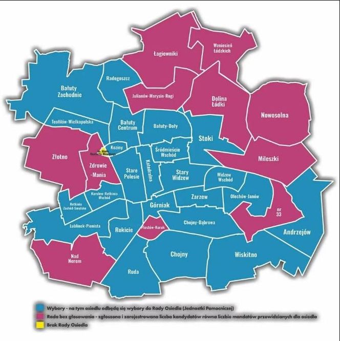 Wybory do rad osiedli w Łodzi już w niedzielę, 27 października