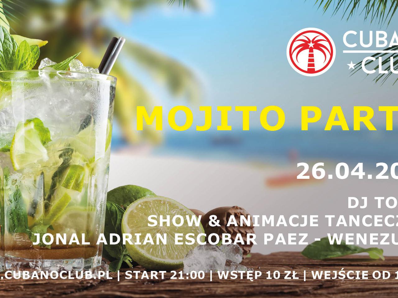 Piątkową noc spędzicie w Cubano Club w Toruniu na Mohito Party!