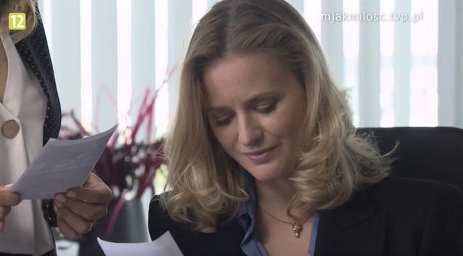 M jak miłość po wakacjach 2022. Julia Malicka (Marta Chodorowska), Sylwia (Hanna Turnau)
