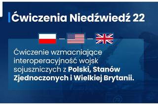 Ćwiczenia Niedźwiedź22 na poligonie w Nowej Dębie