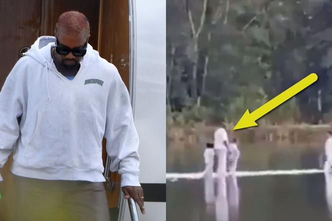 Kanye West chodzi po wodzie