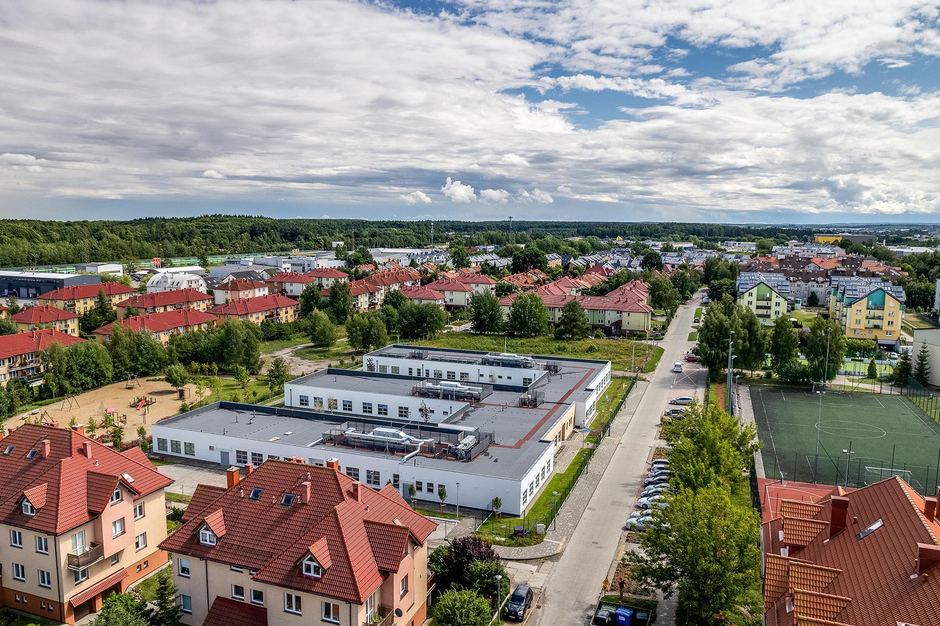 Nowy budynek Zespołu Szkół Ogólnokształcących nr 2 w Gdańsku