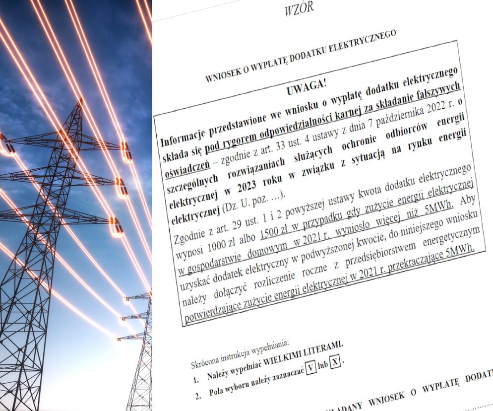 Wniosek o dopłatę do prądu 2023
