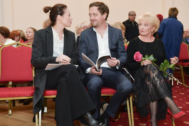 Magdalena Różczka i jej partner  Jan Holoubek