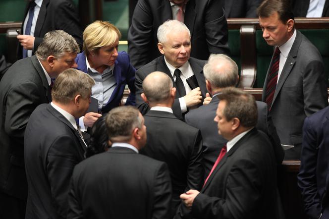 Jarosław Kaczyński w Sejmie