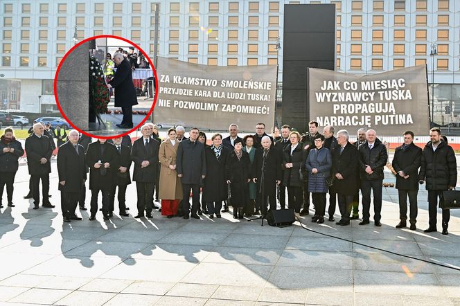 Miesięcznica Smoleńska w cieniu oskarżeń. Kaczyński zapowiada rozliczenia