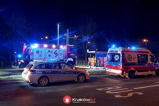 Śmiertelny wypadek na przystanku tramwajowym w Krakowie