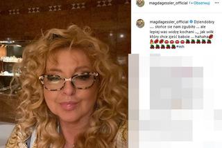 Magda Gessler trzyma się dzięki witaminom 