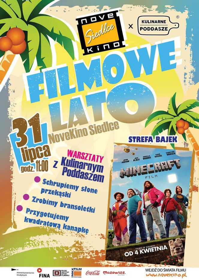 Novekino Siedlce zaprasza 31 lipca na Filmowe Lato z „MINECRAFT. FILM”