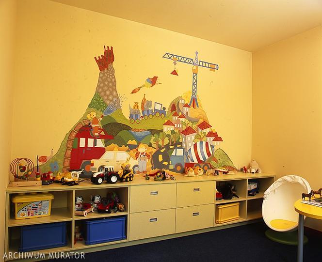 Ściany w dziecięcym pokoju