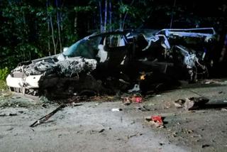 Audi A6 rozdarte na strzępy. 21-latek zginął na miejscu