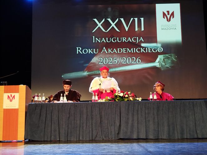 Inauguracja roku akademickiego 2025/2026 w Akademii Nauk Stosowanych Mazovia