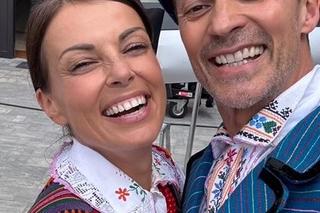 Barwy szczęścia nowy sezon na planie. Kasia (Katarzyna Glinka), Mariusz (Rafał Cieszyński)