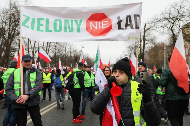 Protest rolników w Warszawie