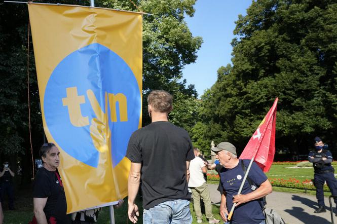 Protest w obronie TVN i wolnych mediów
